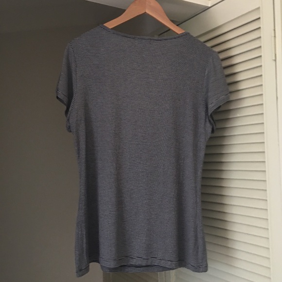 OJAY Black & White Stripe Tie Up Bow Top Size 14 - Picture 3 of 16